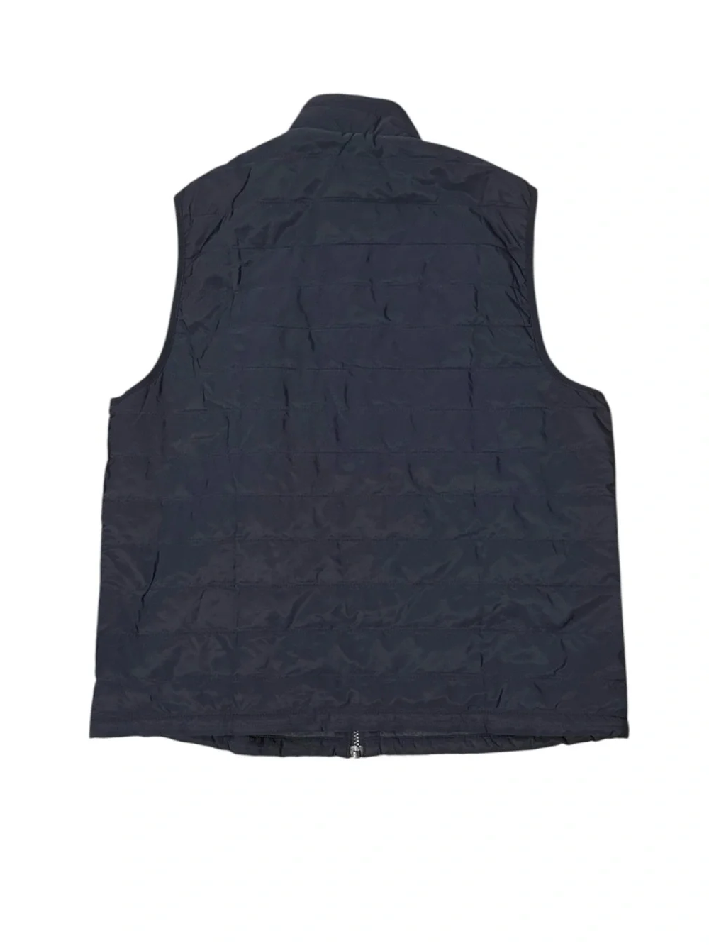Men’s Banana Republic Quilted Full-Zip Vest Size Large Navy Blue NWOT